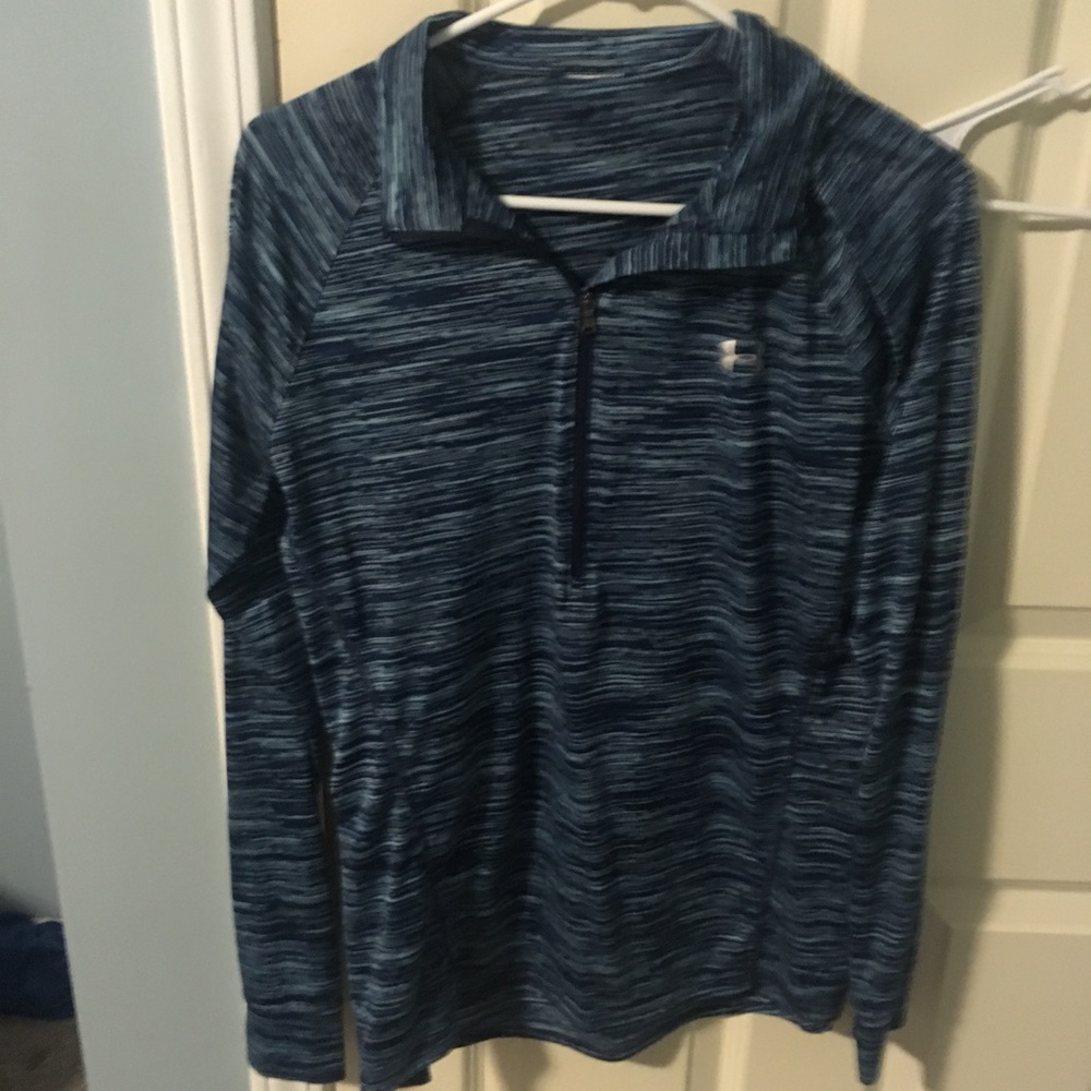 Under armour space die 1/4 zip